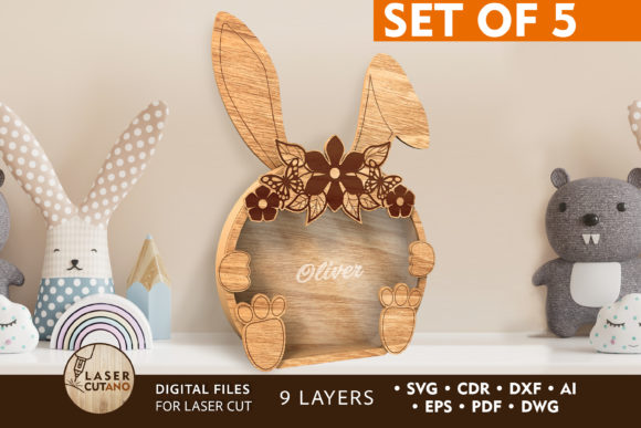 Download RABBITS EASTER Sweets Box Bundle, Candy - Rabbits easter Collection