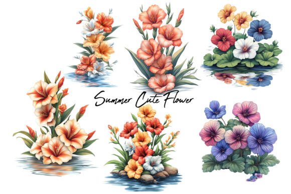 Download Summer Cute Flower Clipart - Clip Collection