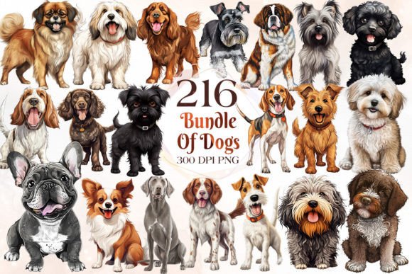 Download Cute Dog Sublimation Clipart Bundle - Clip Collection