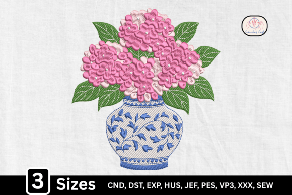 Download Pink Floral Bouquet Hydrangea Vase - Bouquet Collection