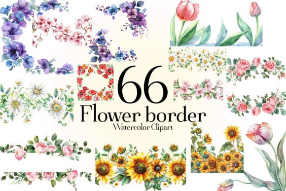 Download Flower Border Clipart - Clip Collection