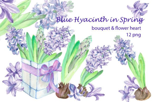 Download Blue Spring Hyacinth Flowers Clipart - Clip Collection