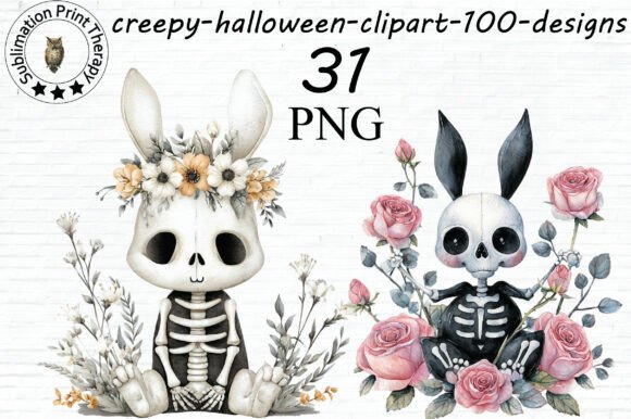 Download Creepy Halloween Bunny Clipart PNG - Clip Collection