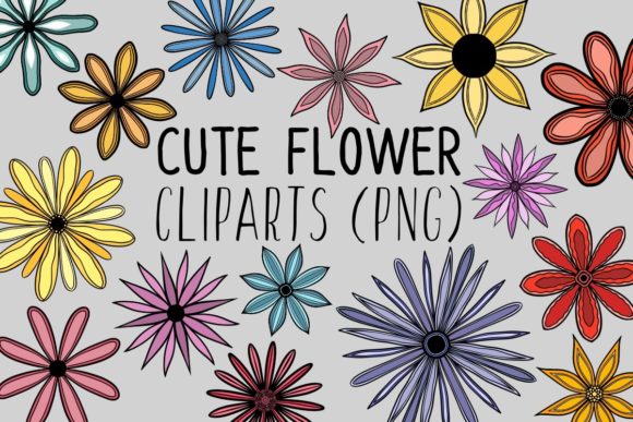 Download Cute Flower Clipart Set - Clip Collection