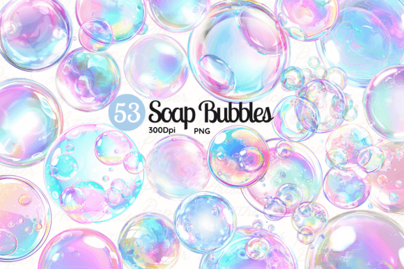 Download Pastel Soap Bubble Clip Art Soap Bubbles - Clip Collection