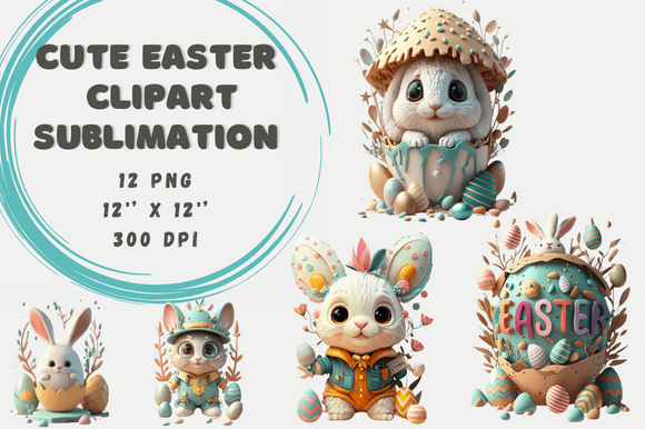 Download Cute Easter Clipart Sublimation - Clip Collection