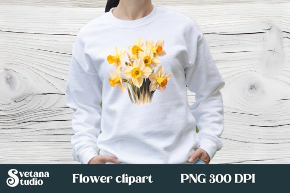 Download Flower Daffodils Clipart Design - Clip Collection