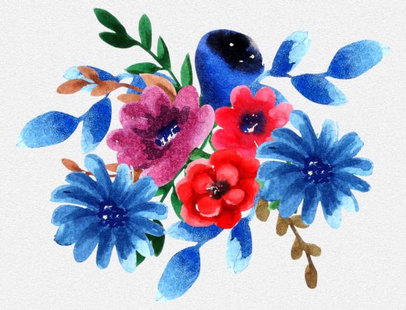 Download Watercolor Floral Clipart Set for Weddin - Clip Collection