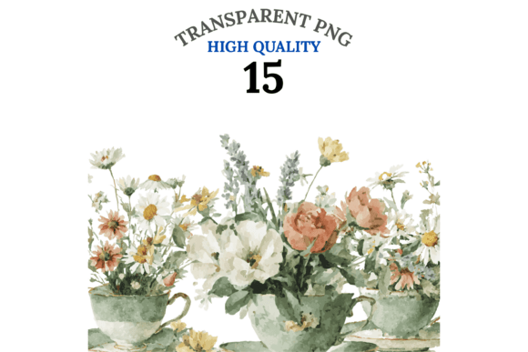 Download 15 Floral Tea Cup Clipart - Clip Collection