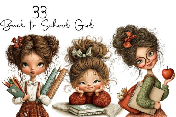 Download Back to School Girl Clipart - Clip Collection