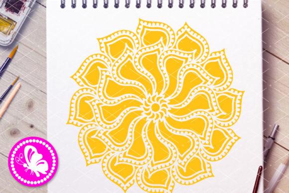 Download Mandala Yellow Flower Clipart Lotus - Clip Collection
