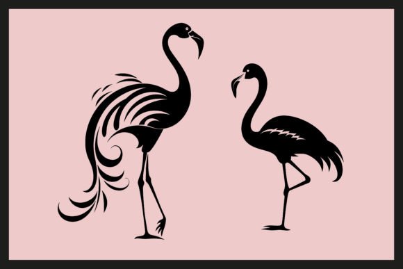 Download Silhouette Flamingo Elegance Clip Art - Clip Collection