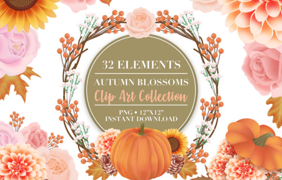 Download Autumn Flower Clip Art - Clip Collection