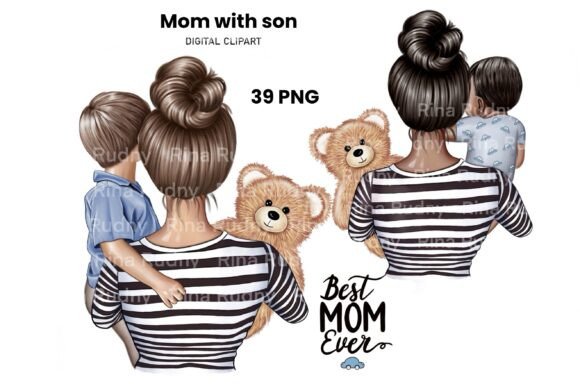 Download Mom Clipart, Mother’s Day , Son Png - Clip Collection