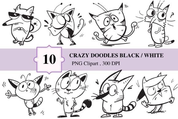 Download 10 Crazy Doodles Clipart 2 - Clip Collection