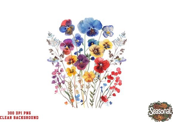 Download Watercolor Wild Flower Clipart - Clip Collection