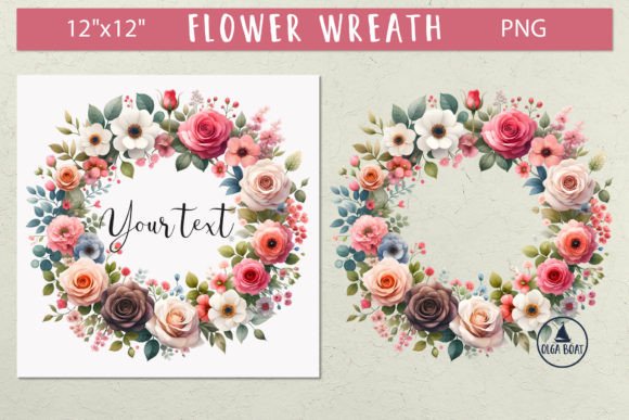 Download Floral Wreath Clipart| Watercolor Wreath - Clip Collection
