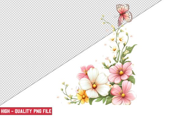 Download Flower Border Clipart Sublimation - Clip Collection