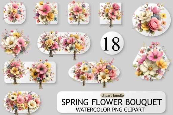 Download Spring Flower Bouquet Clipart - Clip Collection