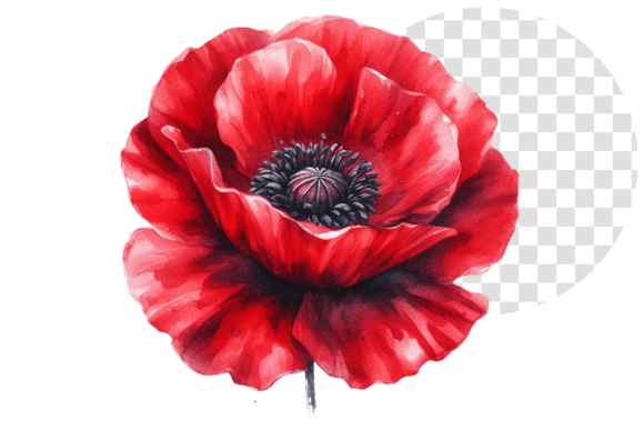 Download Poppify Watercolor Red Poppy Clipart - Clip Collection