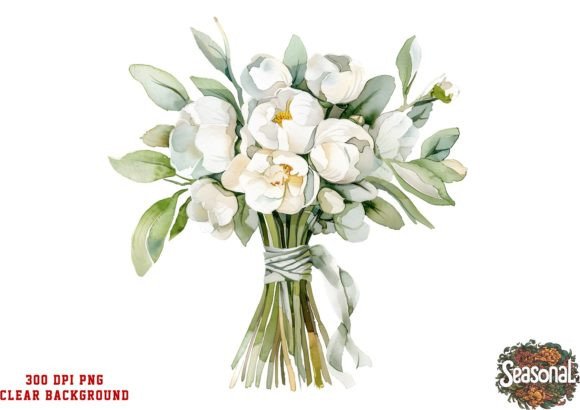 Download Watercolor Wedding Flower Bouquet - Bouquet Collection