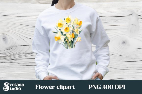 Download Flower Daffodils Clipart Design - Clip Collection