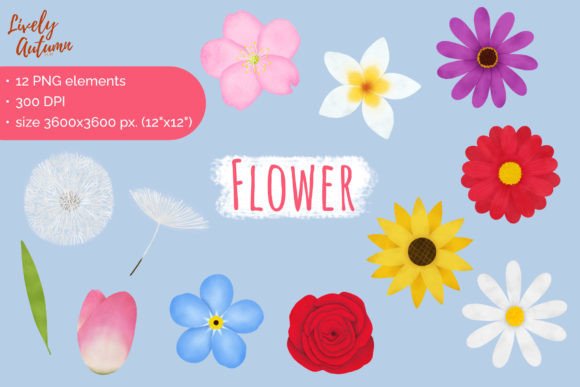 Download Flower Clip Art | PNG Files Set - Clip Collection