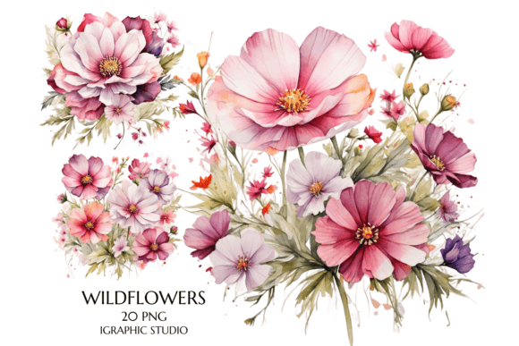 Download Wildflower Clipart Floral, Watercolor - Clip Collection