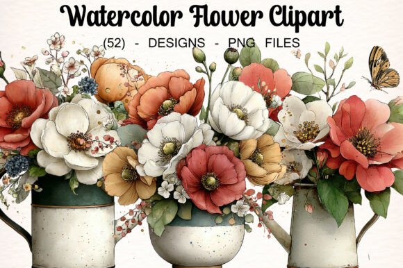 Download Watercolor Flower Clipart - Clip Collection