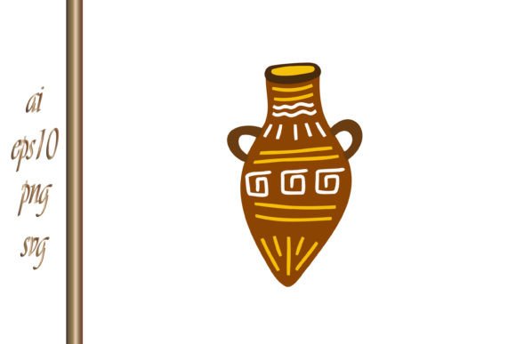 Download Creative Clipart Boho Jug Amphora Vector - Clip Collection