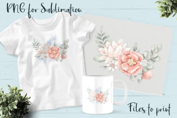 Download Bouquet of Flowers. Design for Printing. - Bouquet Collection