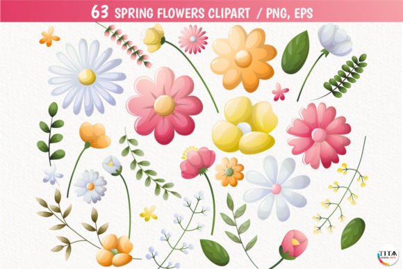 Download Spring Flower Clipart and EPS - Clip Collection