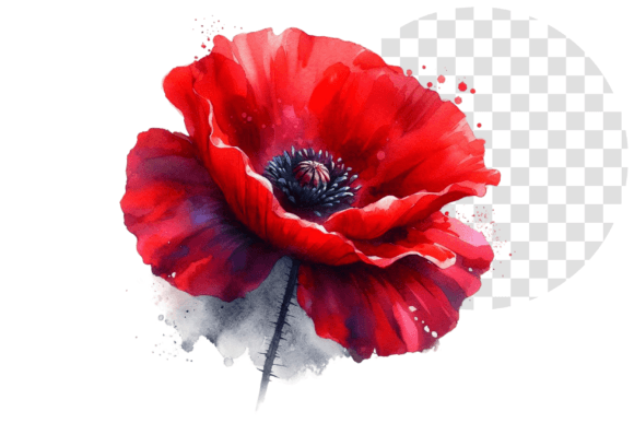 Download Poppify Watercolor Red Poppy Clipart - Clip Collection