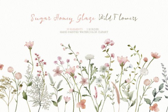 Download Watercolor Spring Wildflower Clipart - Clip Collection