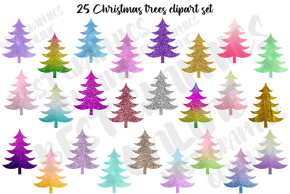 Download Christmas Tree Clipart, Shiny Christmas - Clip Collection