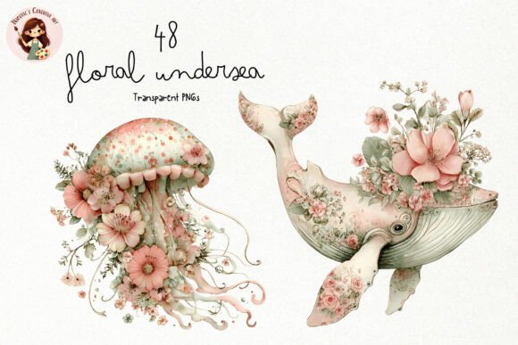 Download Watercolor Floral Undersea PNG Clipart - Clip Collection