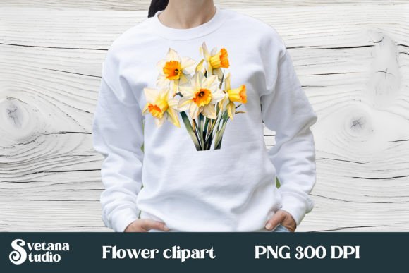 Download Flower Daffodils Clipart Design - Clip Collection