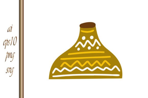 Download Creative Clipart Boho Stile Jug Vector - Clip Collection