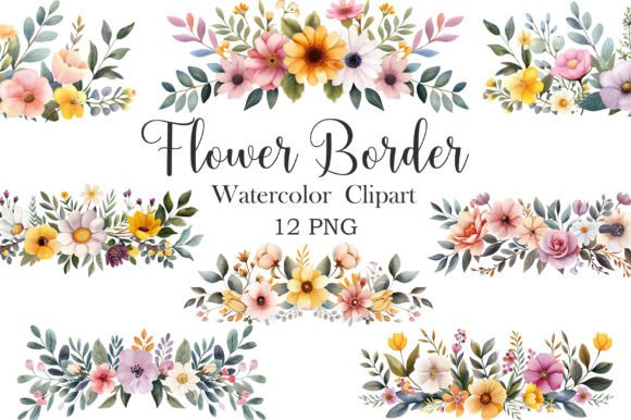 Download Flower Border Clipart - Clip Collection