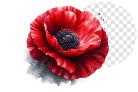 Download Poppify Watercolor Red Poppy Clipart - Clip Collection