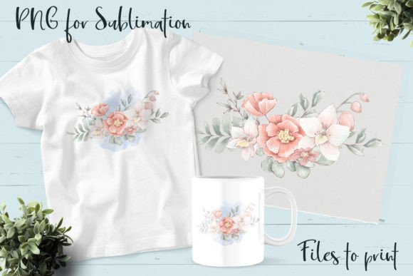 Download Bouquet of Flowers. Design for Printing. - Bouquet Collection