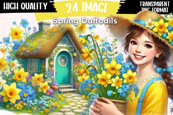 Download Spring Daffodils Clipart Floral Clipart - Clip Collection