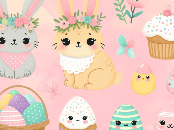 Download Cute Easter Clipart Sublimation Clipart - Clip Collection